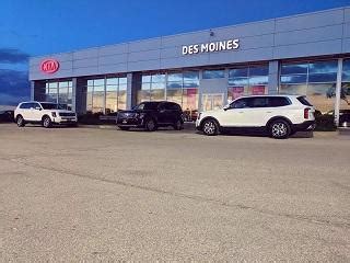 Kia of des moines iowa - A large selection of new and used vehicles are at your fingertips from this Des Moines Kia dealer. One of the nation's largest automotive websites! 877-395-0181 877-395-0181. New Vehicles. All New Vehicles; Lease Offers; Demo ... If you are from the Des Moines, Iowa area and looking for a new or used Kia, ...